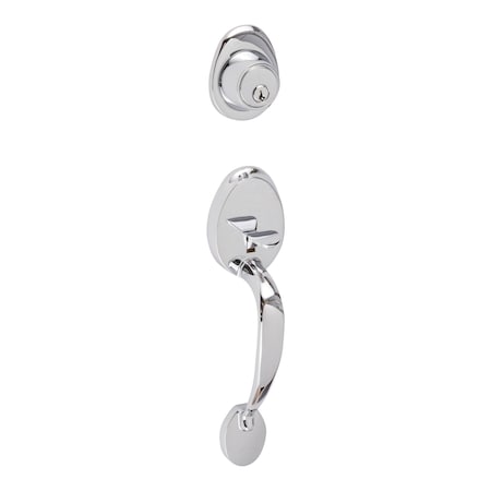 Sure-Loc Hardware Alta Handleset, Polished Chrome AT507 26